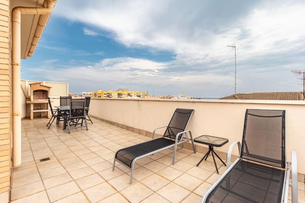 Atico Con Terraza Y Piscina Daire Peñíscola Dış mekan fotoğraf